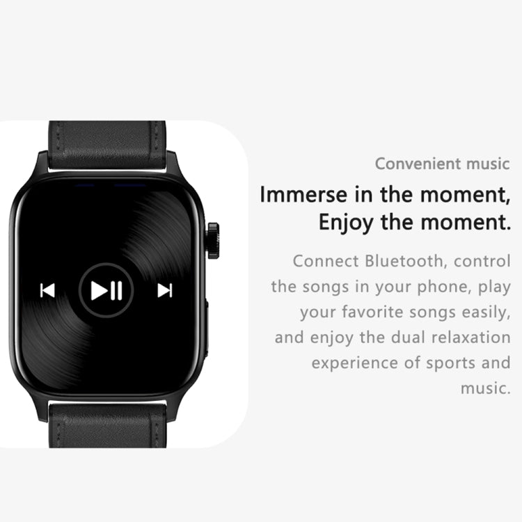 GT22 1.85 นิ้วหน้าจอ TFT วงซิลิโคนสุขภาพสมาร์ทวอทช์รองรับการโทรผ่าน Bluetooth / ออกซิเจนในเลือดที่ราบสูง / อุณหภูมิของร่างกาย / การเต้นของหัวใจ / การตรวจวัดอัตราการเต้นของหัวใจ TI, Silicone Band (Black), Silicone Band (Black Silver)