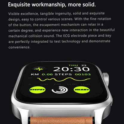 GT22 1.85 นิ้วหน้าจอ TFT วงซิลิโคนสุขภาพสมาร์ทวอทช์รองรับการโทรผ่าน Bluetooth / ออกซิเจนในเลือดที่ราบสูง / อุณหภูมิของร่างกาย / การเต้นของหัวใจ / การตรวจวัดอัตราการเต้นของหัวใจ TI, Silicone Band (Black), Silicone Band (Black Silver)