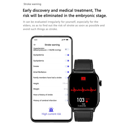GT22 1.85 นิ้วหน้าจอ TFT วงซิลิโคนสุขภาพสมาร์ทวอทช์รองรับการโทรผ่าน Bluetooth / ออกซิเจนในเลือดที่ราบสูง / อุณหภูมิของร่างกาย / การเต้นของหัวใจ / การตรวจวัดอัตราการเต้นของหัวใจ TI, Silicone Band (Black), Silicone Band (Black Silver)