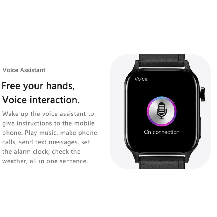 GT22 1.85 นิ้วหน้าจอ TFT วงซิลิโคนสุขภาพสมาร์ทวอทช์รองรับการโทรผ่าน Bluetooth / ออกซิเจนในเลือดที่ราบสูง / อุณหภูมิของร่างกาย / การเต้นของหัวใจ / การตรวจวัดอัตราการเต้นของหัวใจ TI, Silicone Band (Black), Silicone Band (Black Silver)