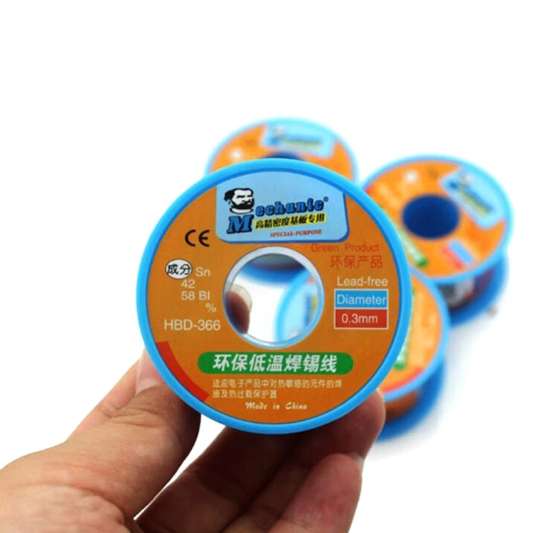 ช่าง HBD-366 100g ลวดบัดกรีดีบุกบัดกรีไร้สารตะกั่วละลาย Rosin Core, 0.3mm, 0.4mm, 0.5mm, 0.6mm, 0.8mm