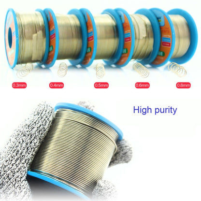 ช่าง HBD-366 100g ลวดบัดกรีดีบุกบัดกรีไร้สารตะกั่วละลาย Rosin Core, 0.3mm, 0.4mm, 0.5mm, 0.6mm, 0.8mm