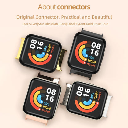 สายนาฬิกา Mijobs Square Hole ระบายอากาศได้ TPU, For Redmi Watch 3