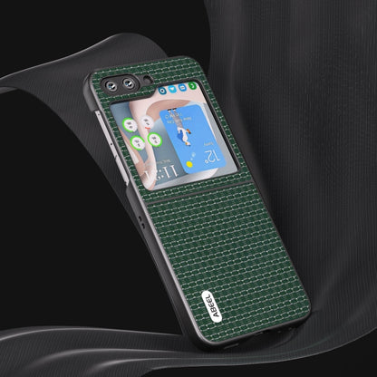 เคสโทรศัพท์หนังแท้ ABEL รุ่นหรูหรา, For Samsung Galaxy Z Flip5, For Samsung Galaxy Z Fold5