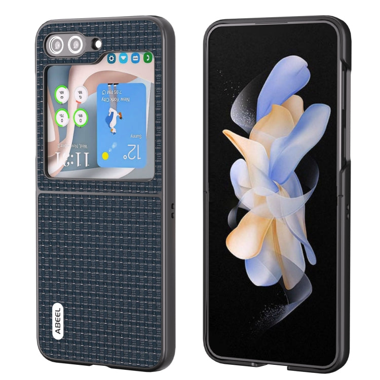 เคสโทรศัพท์หนังแท้ ABEL รุ่นหรูหรา, For Samsung Galaxy Z Flip5, For Samsung Galaxy Z Fold5