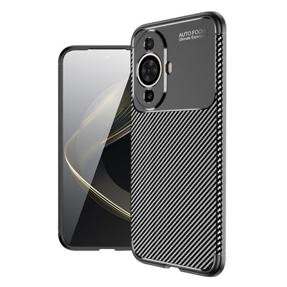 เคสโทรศัพท์ TPU กันกระแทกเนื้อคาร์บอนไฟเบอร์, For Huawei nova 11, For Huawei nova 11 Pro