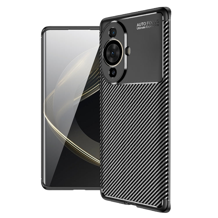 เคสโทรศัพท์ TPU กันกระแทกเนื้อคาร์บอนไฟเบอร์, For Huawei nova 11, For Huawei nova 11 Pro