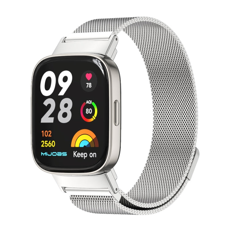 Mijobs Milan Magnetic สายนาฬิกาโลหะ, For Redmi Watch 3