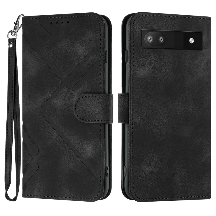 ซองโทรศัพท์หนังลายเส้นลายเส้น, For Google Pixel 7 5G, For Google Pixel 6a