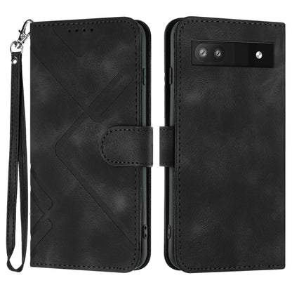 ซองโทรศัพท์หนังลายเส้นลายเส้น, For Google Pixel 7 5G, For Google Pixel 6a