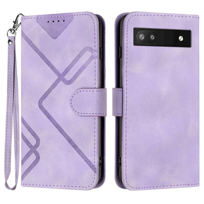 ซองโทรศัพท์หนังลายเส้นลายเส้น, For Google Pixel 7 5G, For Google Pixel 6a