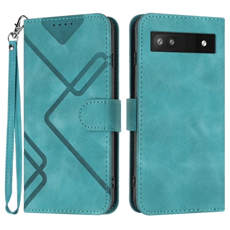 ซองโทรศัพท์หนังลายเส้นลายเส้น, For Google Pixel 7 5G, For Google Pixel 6a
