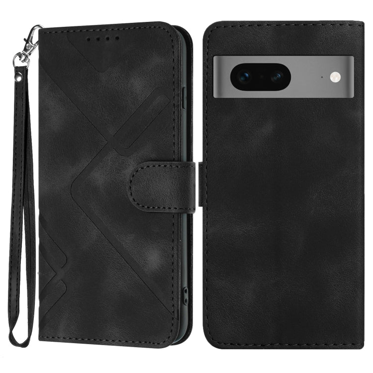 ซองโทรศัพท์หนังลายเส้นลายเส้น, For Google Pixel 7 5G, For Google Pixel 6a
