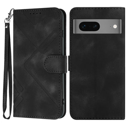 ซองโทรศัพท์หนังลายเส้นลายเส้น, For Google Pixel 7 5G, For Google Pixel 6a