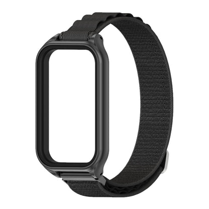 สายนาฬิกา Mijobs Metal Shell Nylon Breathable, For Xiaomi Smart Band 8 Active / Redmi Band 2