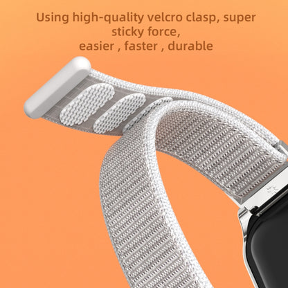 สายนาฬิกา Mijobs Metal Shell Nylon Breathable, For Xiaomi Smart Band 8 Active / Redmi Band 2