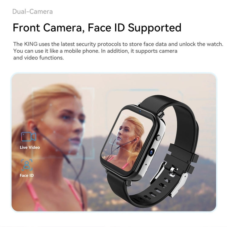 LEMFO Z20 หน้าจอ 1.75 นิ้ว 4G LTE Smart Watch Android 9 OS, 4GB+128GB