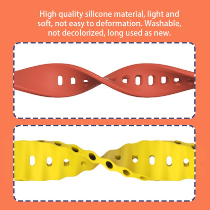 สายนาฬิกาซิลิโคน Mijobs Metal Shell Ocean, For Xiaomi Smart Band 8 Active / Redmi Band 2