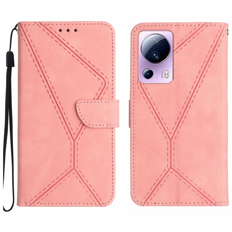 เย็บเคสโทรศัพท์หนังนูน, For Xiaomi 13 Lite, For Xiaomi 13 Pro, For Xiaomi 13, For Xiaomi 12T / 12T Pro, For Xiaomi POCO M5 / M4 5G, For Xiaomi POCO M5S, For Xiaomi POCO X4 GT, For Xiaomi POCO C40