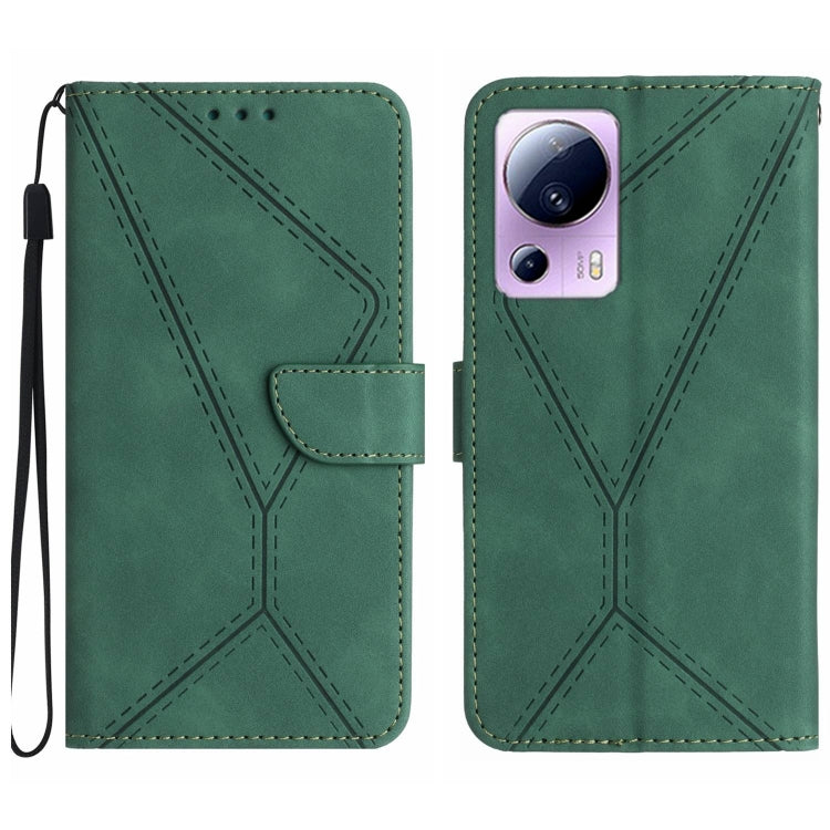 เย็บเคสโทรศัพท์หนังนูน, For Xiaomi 13 Lite, For Xiaomi 13 Pro, For Xiaomi 13, For Xiaomi 12T / 12T Pro, For Xiaomi POCO M5 / M4 5G, For Xiaomi POCO M5S, For Xiaomi POCO X4 GT, For Xiaomi POCO C40
