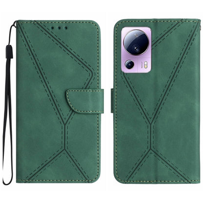 เย็บเคสโทรศัพท์หนังนูน, For Xiaomi 13 Lite, For Xiaomi 13 Pro, For Xiaomi 13, For Xiaomi 12T / 12T Pro, For Xiaomi POCO M5 / M4 5G, For Xiaomi POCO M5S, For Xiaomi POCO X4 GT, For Xiaomi POCO C40