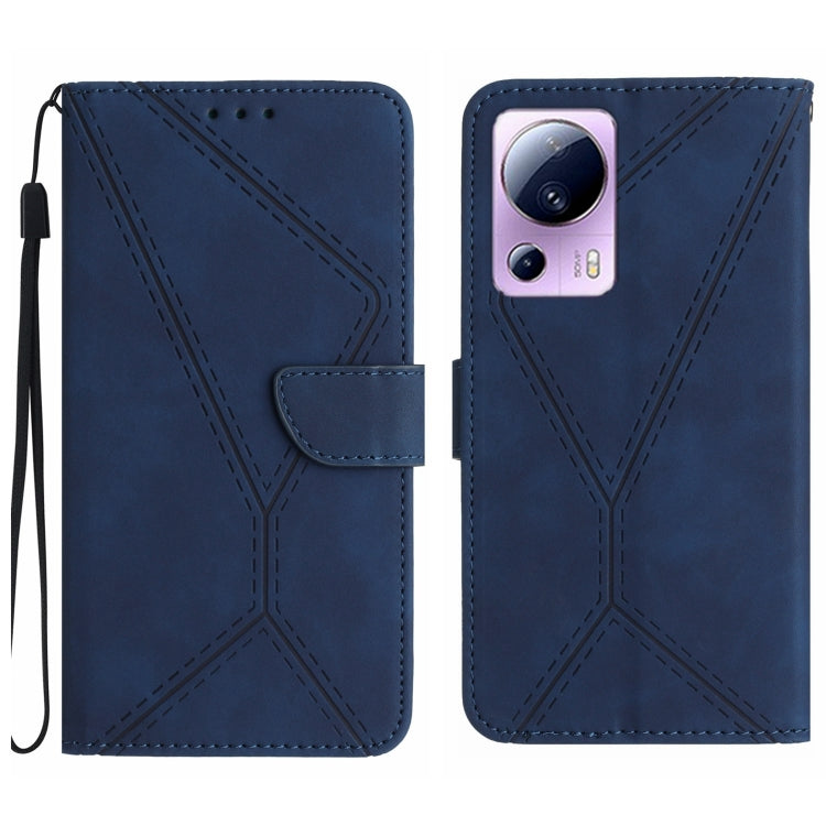 เย็บเคสโทรศัพท์หนังนูน, For Xiaomi 13 Lite, For Xiaomi 13 Pro, For Xiaomi 13, For Xiaomi 12T / 12T Pro, For Xiaomi POCO M5 / M4 5G, For Xiaomi POCO M5S, For Xiaomi POCO X4 GT, For Xiaomi POCO C40