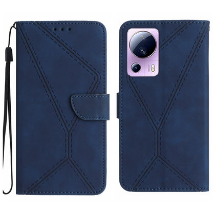 เย็บเคสโทรศัพท์หนังนูน, For Xiaomi 13 Lite, For Xiaomi 13 Pro, For Xiaomi 13, For Xiaomi 12T / 12T Pro, For Xiaomi POCO M5 / M4 5G, For Xiaomi POCO M5S, For Xiaomi POCO X4 GT, For Xiaomi POCO C40