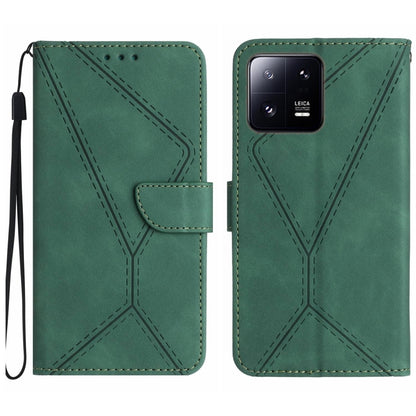 เย็บเคสโทรศัพท์หนังนูน, For Xiaomi 13 Lite, For Xiaomi 13 Pro, For Xiaomi 13, For Xiaomi 12T / 12T Pro, For Xiaomi POCO M5 / M4 5G, For Xiaomi POCO M5S, For Xiaomi POCO X4 GT, For Xiaomi POCO C40