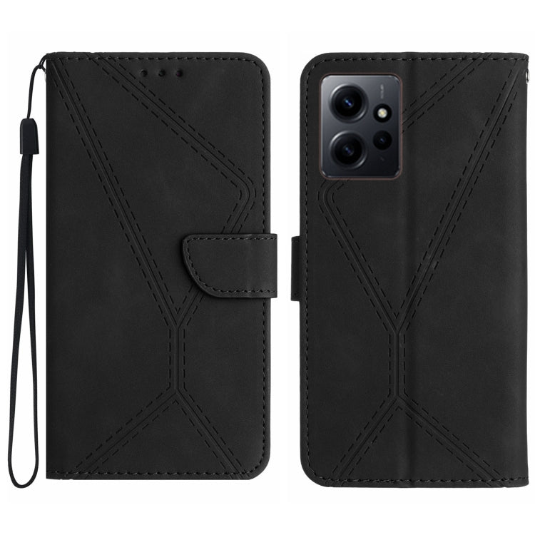 เย็บเคสโทรศัพท์หนังนูน, For Xiaomi 13 Ultra, For Xiaomi Redmi Note 12 4G, For Xiaomi Redmi A1 / A2, For Xiaomi Redmi 11A, For Xiaomi Redmi Note 12 Pro+, For Redmi Note 12 Pro 5G, For Xiaomi POCO X5 Pro, For Xiaomi Redmi Note 12 5G