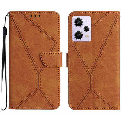 เย็บเคสโทรศัพท์หนังนูน, For Xiaomi 13 Ultra, For Xiaomi Redmi Note 12 4G, For Xiaomi Redmi A1 / A2, For Xiaomi Redmi 11A, For Xiaomi Redmi Note 12 Pro+, For Redmi Note 12 Pro 5G, For Xiaomi POCO X5 Pro, For Xiaomi Redmi Note 12 5G