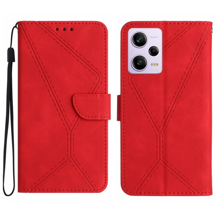 เย็บเคสโทรศัพท์หนังนูน, For Xiaomi 13 Ultra, For Xiaomi Redmi Note 12 4G, For Xiaomi Redmi A1 / A2, For Xiaomi Redmi 11A, For Xiaomi Redmi Note 12 Pro+, For Redmi Note 12 Pro 5G, For Xiaomi POCO X5 Pro, For Xiaomi Redmi Note 12 5G