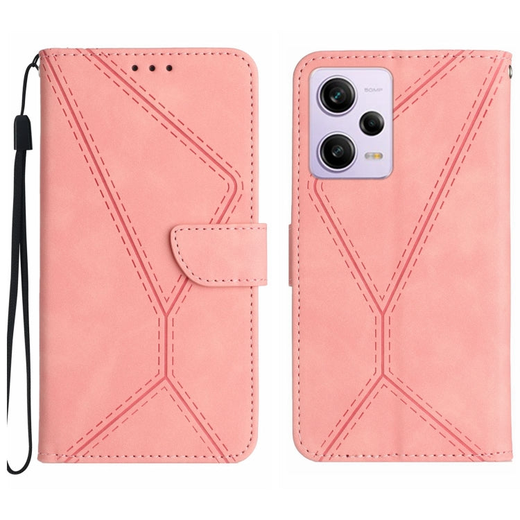 เย็บเคสโทรศัพท์หนังนูน, For Xiaomi 13 Ultra, For Xiaomi Redmi Note 12 4G, For Xiaomi Redmi A1 / A2, For Xiaomi Redmi 11A, For Xiaomi Redmi Note 12 Pro+, For Redmi Note 12 Pro 5G, For Xiaomi POCO X5 Pro, For Xiaomi Redmi Note 12 5G