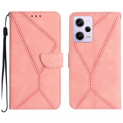 เย็บเคสโทรศัพท์หนังนูน, For Xiaomi 13 Ultra, For Xiaomi Redmi Note 12 4G, For Xiaomi Redmi A1 / A2, For Xiaomi Redmi 11A, For Xiaomi Redmi Note 12 Pro+, For Redmi Note 12 Pro 5G, For Xiaomi POCO X5 Pro, For Xiaomi Redmi Note 12 5G