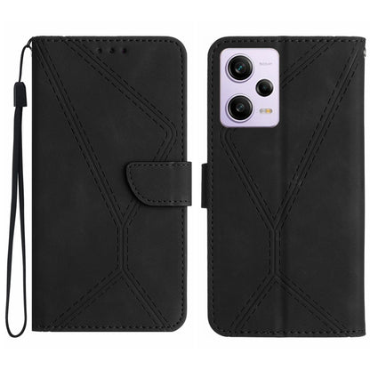 เย็บเคสโทรศัพท์หนังนูน, For Xiaomi 13 Ultra, For Xiaomi Redmi Note 12 4G, For Xiaomi Redmi A1 / A2, For Xiaomi Redmi 11A, For Xiaomi Redmi Note 12 Pro+, For Redmi Note 12 Pro 5G, For Xiaomi POCO X5 Pro, For Xiaomi Redmi Note 12 5G