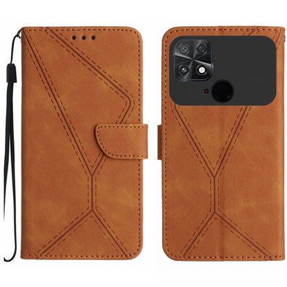 เย็บเคสโทรศัพท์หนังนูน, For Xiaomi 13 Lite, For Xiaomi 13 Pro, For Xiaomi 13, For Xiaomi 12T / 12T Pro, For Xiaomi POCO M5 / M4 5G, For Xiaomi POCO M5S, For Xiaomi POCO X4 GT, For Xiaomi POCO C40