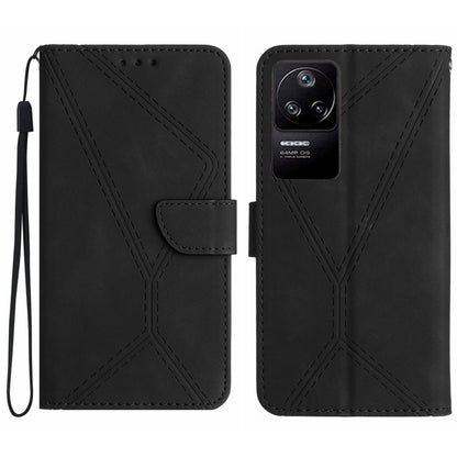เย็บเคสโทรศัพท์หนังนูน, For Redmi Note 11 4G Global, For Xiaomi POCO F4 5G, For Xiaomi Redmi 10A, For Xiaomi Redmi 10C
