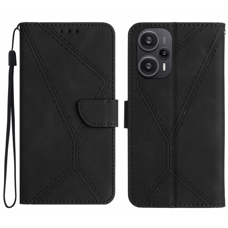เย็บเคสโทรศัพท์หนังนูน, For Xiaomi Redmi 12 5G, For Xiaomi 13T / 13T Pro, For Xiaomi Redmi 12 4G Global, For Xiaomi POCO F5 5G, For Xiaomi POCO F5 Pro 5G, For Xiaomi Redmi Note 12S, For Xiaomi Redmi A1+ / A2+, For Redmi Note 12 Pro 4G