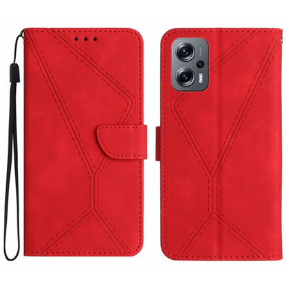 เย็บเคสโทรศัพท์หนังนูน, For Xiaomi 13 Lite, For Xiaomi 13 Pro, For Xiaomi 13, For Xiaomi 12T / 12T Pro, For Xiaomi POCO M5 / M4 5G, For Xiaomi POCO M5S, For Xiaomi POCO X4 GT, For Xiaomi POCO C40