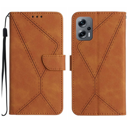 เย็บเคสโทรศัพท์หนังนูน, For Xiaomi 13 Lite, For Xiaomi 13 Pro, For Xiaomi 13, For Xiaomi 12T / 12T Pro, For Xiaomi POCO M5 / M4 5G, For Xiaomi POCO M5S, For Xiaomi POCO X4 GT, For Xiaomi POCO C40