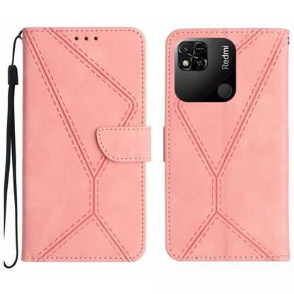 เย็บเคสโทรศัพท์หนังนูน, For Redmi Note 11 4G Global, For Xiaomi POCO F4 5G, For Xiaomi Redmi 10A, For Xiaomi Redmi 10C