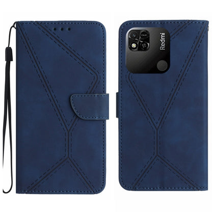 เย็บเคสโทรศัพท์หนังนูน, For Redmi Note 11 4G Global, For Xiaomi POCO F4 5G, For Xiaomi Redmi 10A, For Xiaomi Redmi 10C