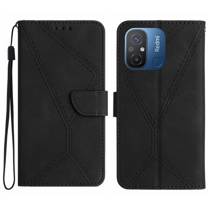 เย็บเคสโทรศัพท์หนังนูน, For Xiaomi 13 Ultra, For Xiaomi Redmi Note 12 4G, For Xiaomi Redmi A1 / A2, For Xiaomi Redmi 11A, For Xiaomi Redmi Note 12 Pro+, For Redmi Note 12 Pro 5G, For Xiaomi POCO X5 Pro, For Xiaomi Redmi Note 12 5G