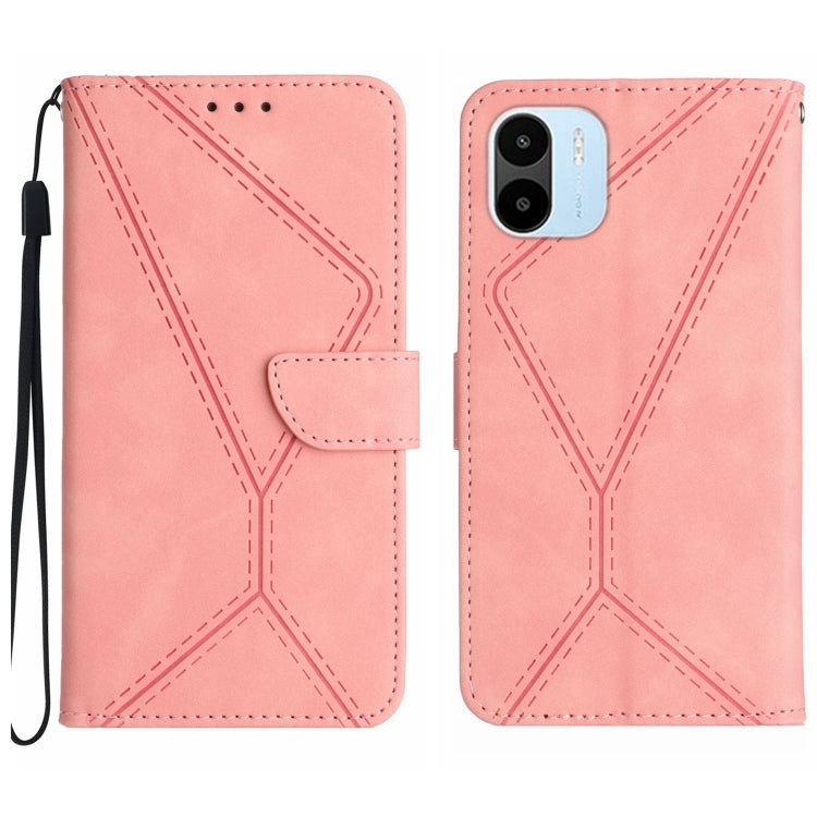 เย็บเคสโทรศัพท์หนังนูน, For Xiaomi 13 Ultra, For Xiaomi Redmi Note 12 4G, For Xiaomi Redmi A1 / A2, For Xiaomi Redmi 11A, For Xiaomi Redmi Note 12 Pro+, For Redmi Note 12 Pro 5G, For Xiaomi POCO X5 Pro, For Xiaomi Redmi Note 12 5G