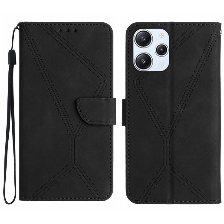 เย็บเคสโทรศัพท์หนังนูน, For Xiaomi Redmi 12 5G, For Xiaomi 13T / 13T Pro, For Xiaomi Redmi 12 4G Global, For Xiaomi POCO F5 5G, For Xiaomi POCO F5 Pro 5G, For Xiaomi Redmi Note 12S, For Xiaomi Redmi A1+ / A2+, For Redmi Note 12 Pro 4G
