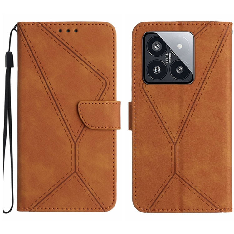 เย็บเคสโทรศัพท์หนังนูน, For Xiaomi Redmi 13 4G Global / 5G Global, For Xiaomi Redmi A3, For Xiaomi Redmi Note 13 4G Global, For Xiaomi Redmi 13C 5G, For Xiaomi 14 Ultra, For Xiaomi 14 Pro, For Xiaomi 14, For Xiaomi Redmi 13C 4G