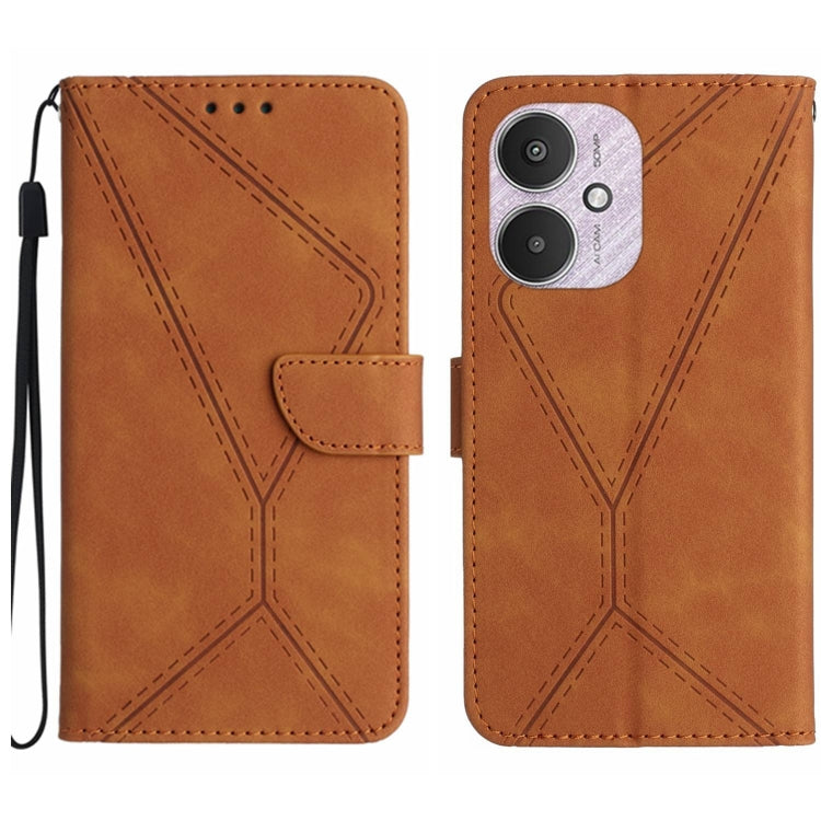 เย็บเคสโทรศัพท์หนังนูน, For Xiaomi Redmi 13 4G Global / 5G Global, For Xiaomi Redmi A3, For Xiaomi Redmi Note 13 4G Global, For Xiaomi Redmi 13C 5G, For Xiaomi 14 Ultra, For Xiaomi 14 Pro, For Xiaomi 14, For Xiaomi Redmi 13C 4G