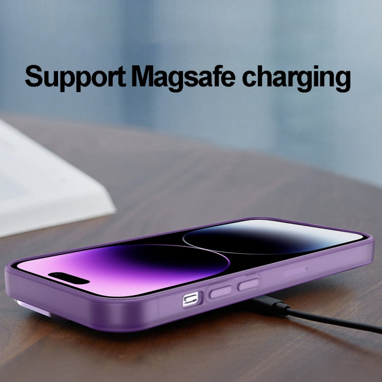 ตัวยึดเลนส์ที่มองไม่เห็น เคสโทรศัพท์ MagSafe แบบใสด้าน, For iPhone 15 Pro Max, For iPhone 14 Pro Max, For iPhone 15 Pro, For iPhone 15 Plus, For iPhone 12 Pro Max, For iPhone 14 Plus, For iPhone 13 Pro Max