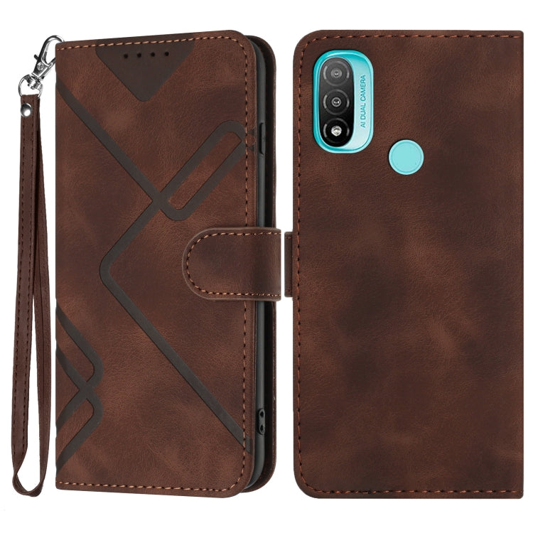 ซองโทรศัพท์หนังลายเส้นลายเส้น, For Motorola Moto G32, For Motorola Moto G42, For Motorola Moto G52, For Motorola Moto G22, For Motorola Moto E20 / E30 / E40, For Motorola Moto E7 Power
