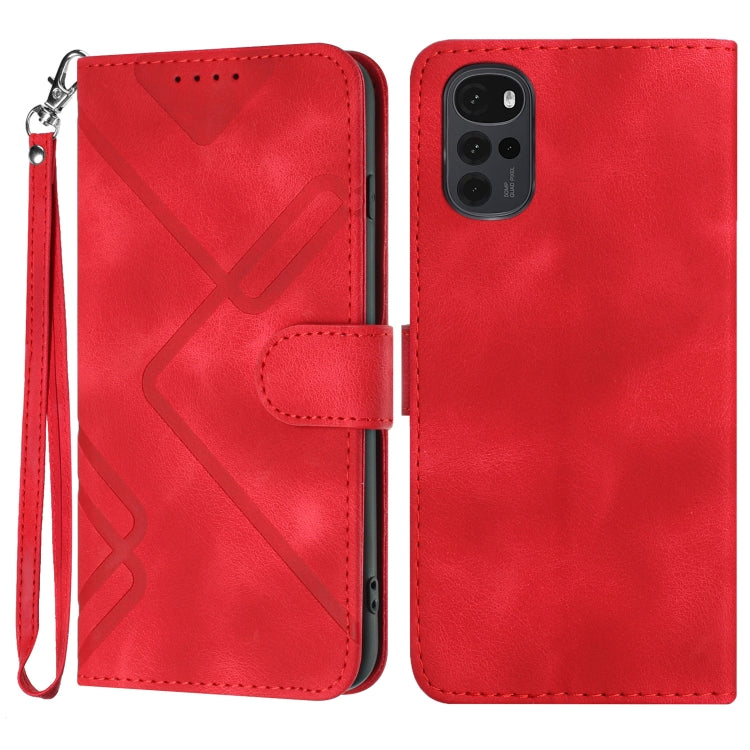 ซองโทรศัพท์หนังลายเส้นลายเส้น, For Motorola Moto G32, For Motorola Moto G42, For Motorola Moto G52, For Motorola Moto G22, For Motorola Moto E20 / E30 / E40, For Motorola Moto E7 Power