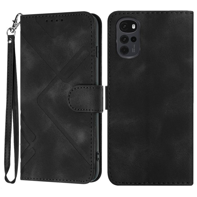 ซองโทรศัพท์หนังลายเส้นลายเส้น, For Motorola Moto G32, For Motorola Moto G42, For Motorola Moto G52, For Motorola Moto G22, For Motorola Moto E20 / E30 / E40, For Motorola Moto E7 Power